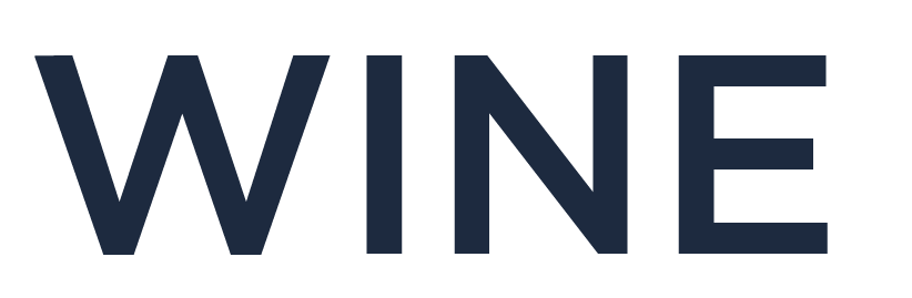 wine logo frontside food and wine
